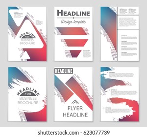 Abstract vector layout background set. For art template design, list, page, mockup brochure theme style, banner, idea, cover, booklet, print, flyer, book, blank, card, ad, sign, sheet,, a4