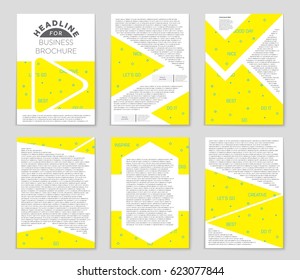 Abstract vector layout background set. For art template design, list, front page, mockup brochure theme style, banner, idea, cover, booklet, print, flyer, book, blank, card, ad, sign, sheet,, a4
