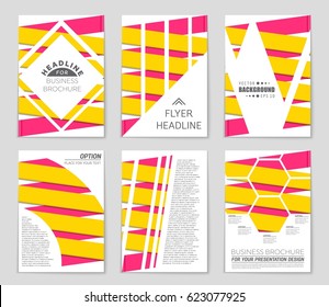 Abstract vector layout background set. For art template design, list, page, mockup brochure theme style, banner, idea, cover, booklet, print, flyer, book, blank, card, ad, sign, sheet,, a4