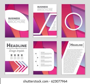 Abstract vector layout background set. For art template design, list, front page, mockup brochure theme style, banner, idea, cover, booklet, print, flyer, book, blank, card, ad, sign, sheet,, a4