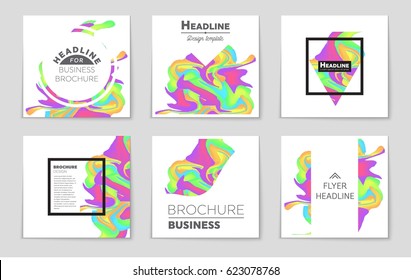 Abstract vector layout background set. For art template design, list, front page, mockup brochure theme style, banner, idea, cover, booklet, print, flyer, book, blank, card, ad, sign, sheet,, a4.