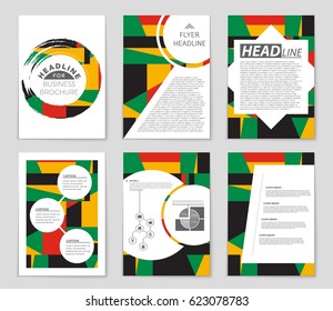 Abstract vector layout background set. For art template design, list, page, mockup brochure theme style, banner, idea, cover, booklet, print, flyer, book, blank, card, ad, sign, sheet,, a4