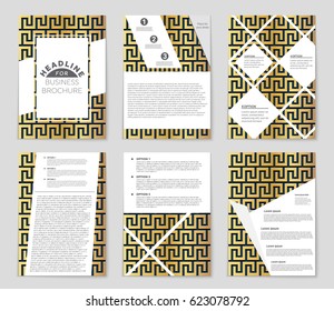 Abstract vector layout background set. For art template design, list, page, mockup brochure theme style, banner, idea, cover, booklet, print, flyer, book, blank, card, ad, sign, sheet,, a4.