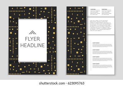 Abstract vector layout background set. For art template design, list, front page, mockup brochure theme style, banner, idea, cover, booklet, print, flyer, book, blank, card, ad, sign, sheet,, a4