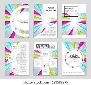 Abstract vector layout background set. For art template design, list, page, mockup brochure theme style, banner, idea, cover, booklet, print, flyer, book, blank, card, ad, sign, sheet,, a4