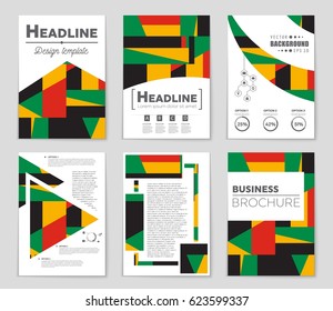 Abstract vector layout background set. For art template design, list, page, mockup brochure theme style, banner, idea, cover, booklet, print, flyer, book, blank, card, ad, sign, sheet,, a4