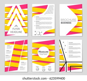 Abstract vector layout background set. For art template design, list, page, mockup brochure theme style, banner, idea, cover, booklet, print, flyer, book, blank, card, ad, sign, sheet,, a4