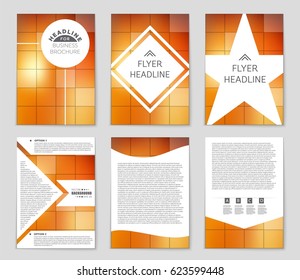 Abstract vector layout background set. For art template design, list, page, mockup brochure theme style, banner, idea, cover, booklet, print, flyer, book, blank, card, ad, sign, sheet,, a4