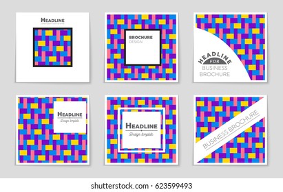 Abstract vector layout background set. For art template design, list, page, mockup brochure theme style, banner, idea, cover, booklet, print, flyer, book, blank, card, ad, sign, sheet,, a4.