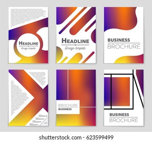 Abstract vector layout background set. For art template design, list, page, mockup brochure theme style, banner, idea, cover, booklet, print, flyer, book, blank, card, ad, sign, sheet,, a4