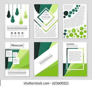 Abstract vector layout background set. For art template design, list, front page, mockup brochure theme style, banner, idea, cover, booklet, print, flyer, book, blank, card, ad, sign, sheet,, a4