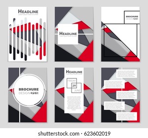 Abstract vector layout background set. For art template design, list, front page, mockup brochure theme style, banner, idea, cover, booklet, print, flyer, book, blank, card, ad, sign, sheet,, a4