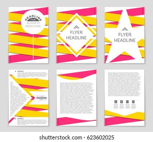 Abstract vector layout background set. For art template design, list, page, mockup brochure theme style, banner, idea, cover, booklet, print, flyer, book, blank, card, ad, sign, sheet,, a4