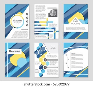 Abstract vector layout background set. For art template design, list, front page, mockup brochure theme style, banner, idea, cover, booklet, print, flyer, book, blank, card, ad, sign, sheet,, a4