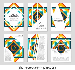 Abstract vector layout background set. For art template design, list, page, mockup brochure theme style, banner, idea, cover, booklet, print, flyer, book, blank, card, ad, sign, sheet,, a4