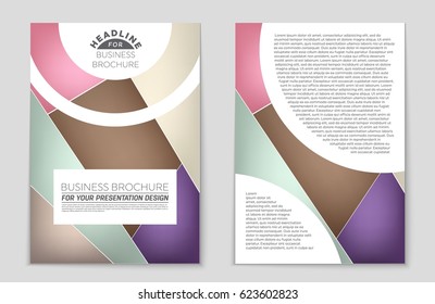 Abstract vector layout background set. For art template design, list, front page, mockup brochure theme style, banner, idea, cover, booklet, print, flyer, book, blank, card, ad, sign, sheet,, a4