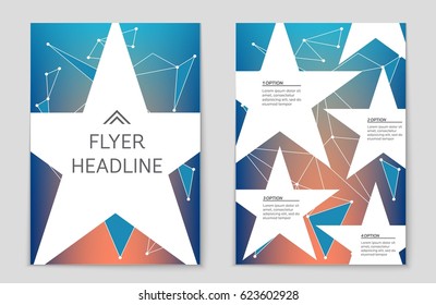 Abstract vector layout background set. For art template design, list, front page, mockup brochure theme style, banner, idea, cover, booklet, print, flyer, book, blank, card, ad, sign, sheet,, a4