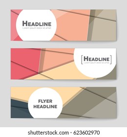 Abstract vector layout background set. For art template design, list, front page, mockup brochure theme style, banner, idea, cover, booklet, print, flyer, book, blank, card, ad, sign, sheet,