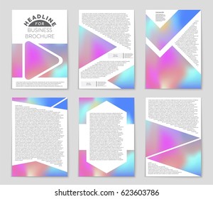 Abstract vector layout background set. For art template design, list, page, mockup brochure theme style, banner, idea, cover, booklet, print, flyer, book, blank, card, ad, sign, sheet,, a4