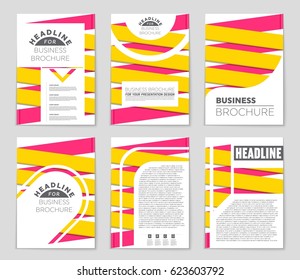 Abstract vector layout background set. For art template design, list, page, mockup brochure theme style, banner, idea, cover, booklet, print, flyer, book, blank, card, ad, sign, sheet,, a4