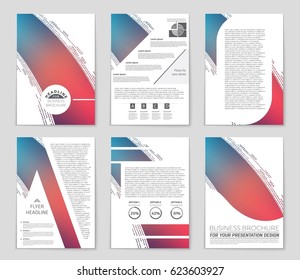 Abstract vector layout background set. For art template design, list, page, mockup brochure theme style, banner, idea, cover, booklet, print, flyer, book, blank, card, ad, sign, sheet,, a4