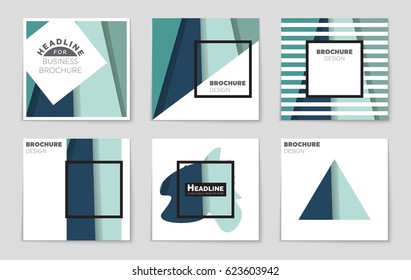 Abstract vector layout background set. For art template design, list, front page, mockup brochure theme style, banner, idea, cover, booklet, print, flyer, book, blank, card, ad, sign, sheet