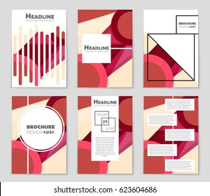 Abstract vector layout background set. For art template design, list, front page, mockup brochure theme style, banner, idea, cover, booklet, print, flyer, book, blank, card, ad, sign, sheet,, a4