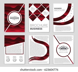 Abstract vector layout background set. For art template design, list, page, mockup brochure theme style, banner, idea, cover, booklet, print, flyer, book, blank, card, ad, sign, sheet,, a4.