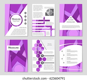 Abstract vector layout background set. For art template design, list, front page, mockup brochure theme style, banner, idea, cover, booklet, print, flyer, book, blank, card, ad, sign, sheet,, a4