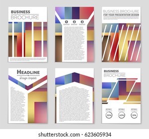 Abstract vector layout background set. For art template design, list, front page, mockup brochure theme style, banner, idea, cover, booklet, print, flyer, book, blank, card, ad, sign, sheet,, a4