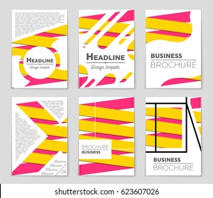 Abstract vector layout background set. For art template design, list, page, mockup brochure theme style, banner, idea, cover, booklet, print, flyer, book, blank, card, ad, sign, sheet,, a4