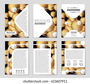 Abstract vector layout background set. For art template design, list, front page, mockup brochure theme style, banner, idea, cover, booklet, print, flyer, book, blank, card, ad, sign, sheet,, a4