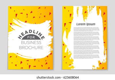 Abstract vector layout background set. For art template design, list, front page, mockup brochure theme style, banner, idea, cover, booklet, print, flyer, book, blank, card, ad, sign, sheet,, a4