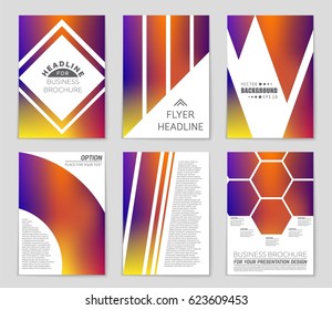 Abstract vector layout background set. For art template design, list, page, mockup brochure theme style, banner, idea, cover, booklet, print, flyer, book, blank, card, ad, sign, sheet,, a4