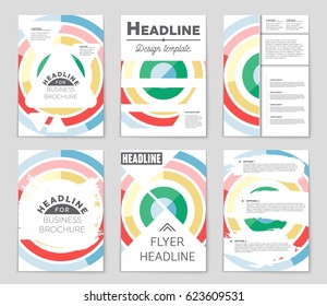 Abstract vector layout background set. For art template design, list, page, mockup brochure theme style, banner, idea, cover, booklet, print, flyer, book, blank, card, ad, sign, sheet,, a4