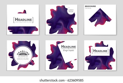 Abstract vector layout background set. For art template design, list, front page, mockup brochure theme style, banner, idea, cover, booklet, print, flyer, book, blank, card, ad, sign, sheet,, 