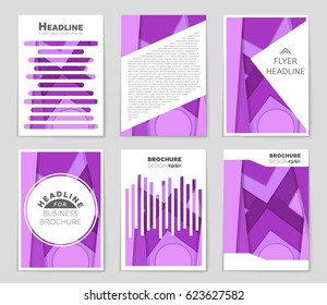 Abstract vector layout background set. For art template design, list, front page, mockup brochure theme style, banner, idea, cover, booklet, print, flyer, book, blank, card, ad, sign, sheet,, a4
