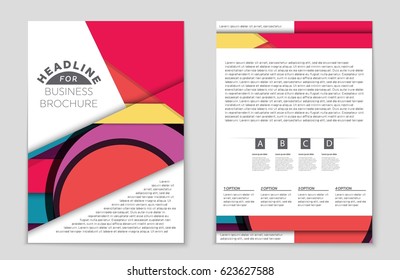 Abstract vector layout background set. For art template design, list, front page, mockup brochure theme style, banner, idea, cover, booklet, print, flyer, book, blank, card, ad, sign, sheet,, a4