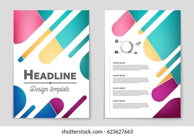 Abstract vector layout background set. For art template design, list, front page, mockup brochure theme style, banner, idea, cover, booklet, print, flyer, book, blank, card, ad, sign, sheet,, a4