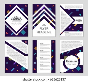 Abstract vector layout background set. For art template design, list, front page, mockup brochure theme style, banner, idea, cover, booklet, print, flyer, book, blank, card, ad, sign, sheet,, a4
