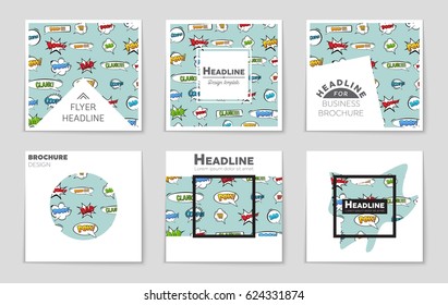 Abstract vector layout background set. For art template design, list, page, mockup brochure theme style, banner, idea, cover, booklet, print, flyer, book, blank, card, ad, sign, sheet,, a4.
