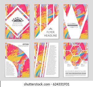 Abstract vector layout background set. For art template design, list, front page, mockup brochure theme style, banner, idea, cover, booklet, print, flyer, book, blank, card, ad, sign, sheet,, a4.