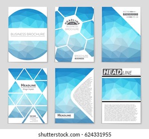 Abstract vector layout background set. For art template design, list, page, mockup brochure theme style, banner, idea, cover, booklet, print, flyer, book, blank, card, ad, sign, sheet,, a4.