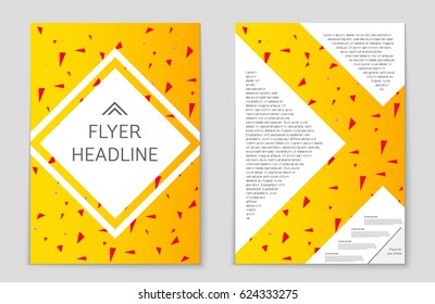Abstract vector layout background set. For art template design, list, front page, mockup brochure theme style, banner, idea, cover, booklet, print, flyer, book, blank, card, ad, sign, sheet,, a4