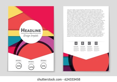 Abstract vector layout background set. For art template design, list, front page, mockup brochure theme style, banner, idea, cover, booklet, print, flyer, book, blank, card, ad, sign, sheet,, a4