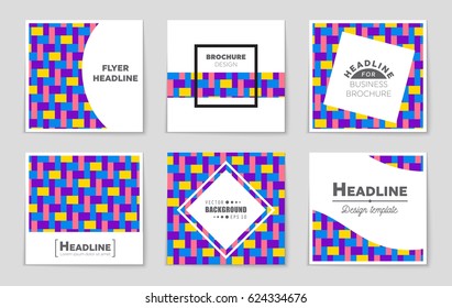 Abstract vector layout background set. For art template design, list, page, mockup brochure theme style, banner, idea, cover, booklet, print, flyer, book, blank, card, ad, sign, sheet,, a4.