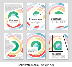 Abstract vector layout background set. For art template design, list, page, mockup brochure theme style, banner, idea, cover, booklet, print, flyer, book, blank, card, ad, sign, sheet,, a4
