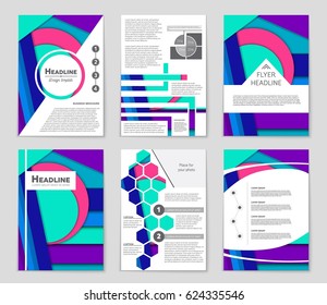 Abstract vector layout background set. For art template design, list, front page, mockup brochure theme style, banner, idea, cover, booklet, print, flyer, book, blank, card, ad, sign, sheet,, a4