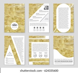Abstract vector layout background set. For art template design, list, page, mockup brochure theme style, banner, idea, cover, booklet, print, flyer, book, blank, card, ad, sign, sheet,, a4.