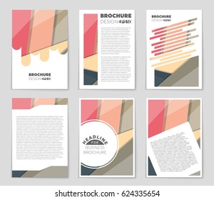 Abstract vector layout background set. For art template design, list, front page, mockup brochure theme style, banner, idea, cover, booklet, print, flyer, book, blank, card, ad, sign, sheet,, a4